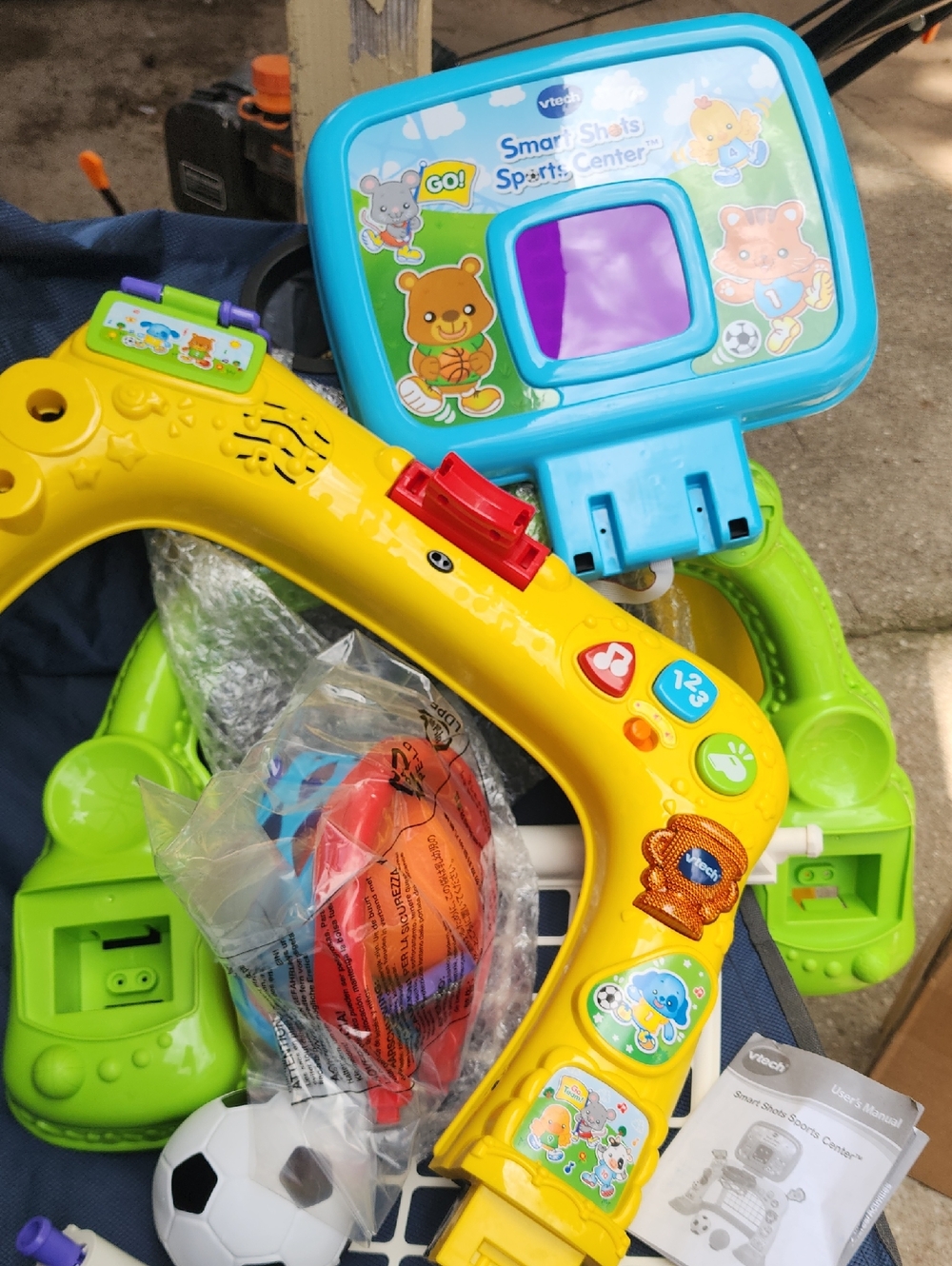 VTech Smart Shots Sports Center - Bright Yellow & Blue Activity Toy